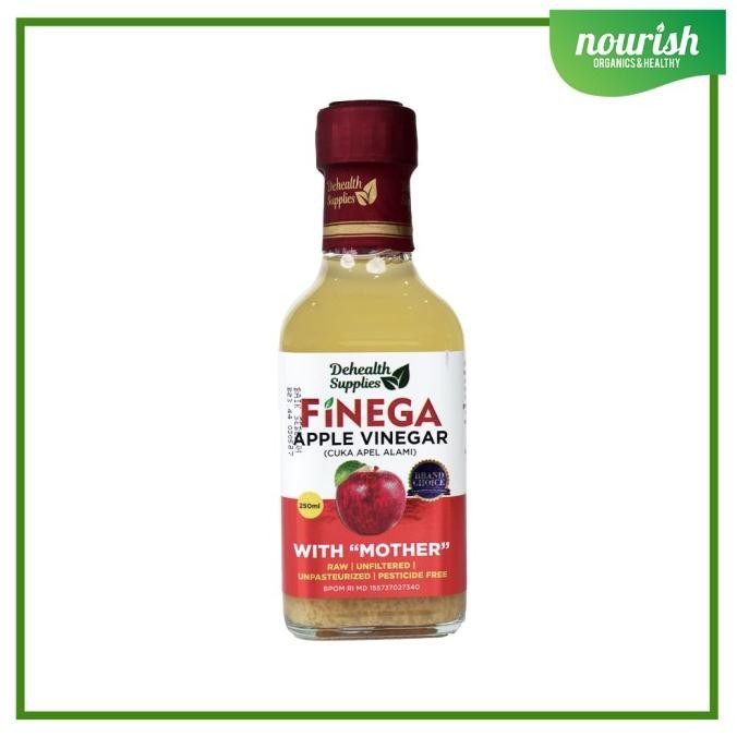 

STOK TERBATAS VINEGA, APPLE VINEGAR (CUKA APEL ALAMI) WITH THE MOTHER 250 ML