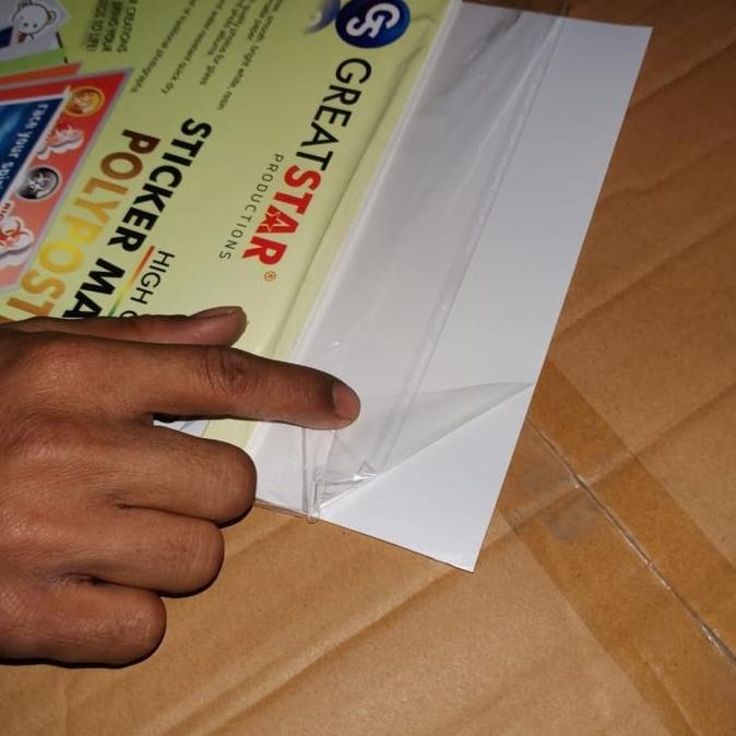 

ready Stiker Sticker Matte Doff Glossy Polyposter Waterproof A4 120Gsm 20's murah