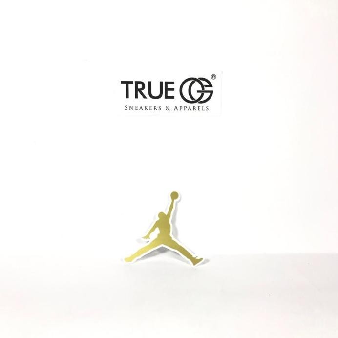 

ready Sticker Air Jordan Gold Jump Man murah