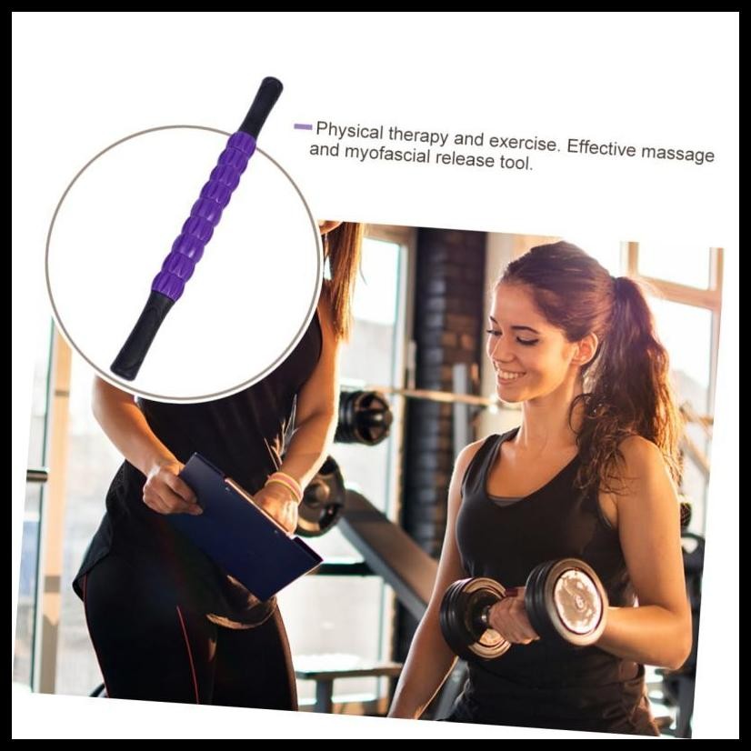 TONGKAT PIJAT PUNGGUNG MASSAGE ROLLER STICK TONGKAT DURI YOGA MASSAGE BAR ALAT PIJAT ROLLER