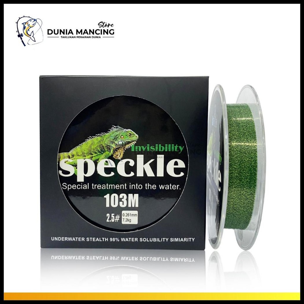 SENAR PANCING IKAN LINE FISHING SPECKLE BUNGLON SENAR PANCING NILON 103M SENAR TITIK NYLON