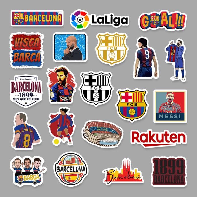 

ready STICKER PACK TUMBLR - FC BARCELONA [20 PCS] murah