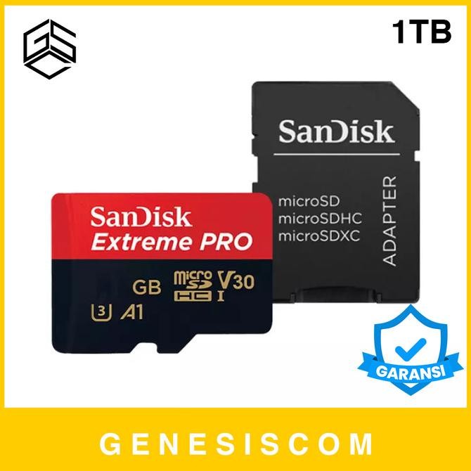 NEW Micro SD SANDISK Extreme Pro 1TB A2 SDXC 200MB/s V30 U3 4K Card Mikro ORI