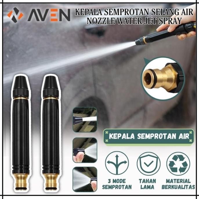 AVEN Kepala Semprotan Selang Air Nozzle Water Jet Spray Tekanan Tinggi
