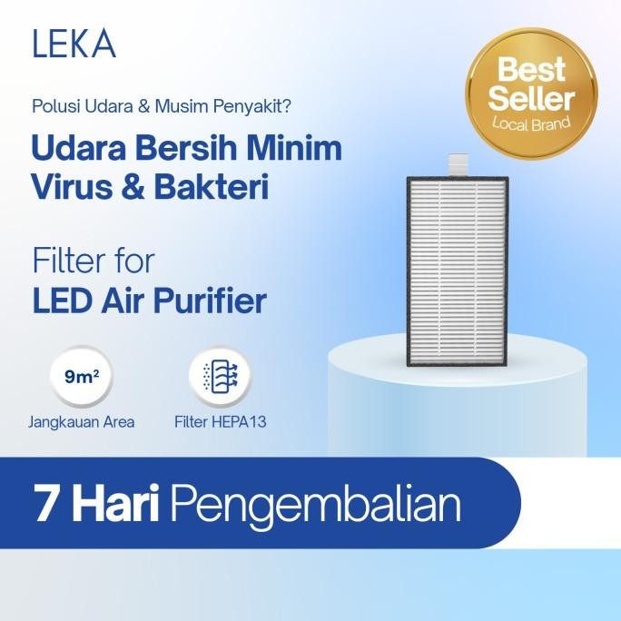 ready LEKA AP7807 LED Air Purifier - Replacement Filter HEPA13