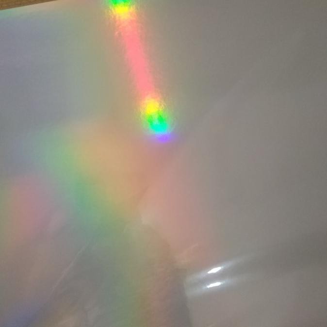 

ready Kertas sticker vinyl HOLOGRAM A4 isi 10 lembar/stiker vinil rainbow murah