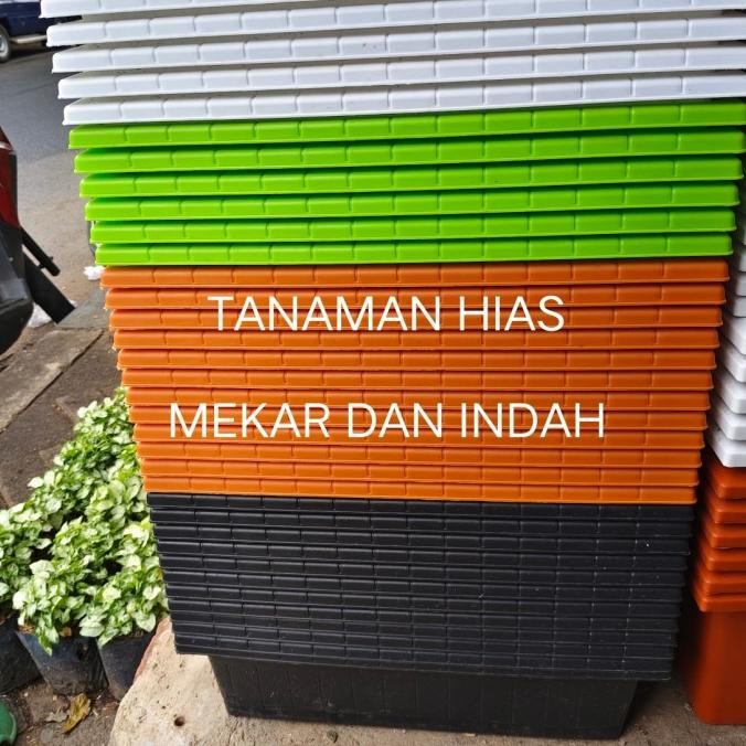 pot panjang plastik 50cm, pot tanaman panjang 50cm murah