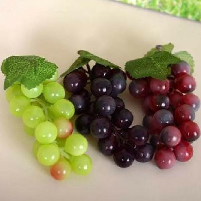 

anggur hias/anggur palsu/anggur pajangan/dummy anggur/dummy buah/grape