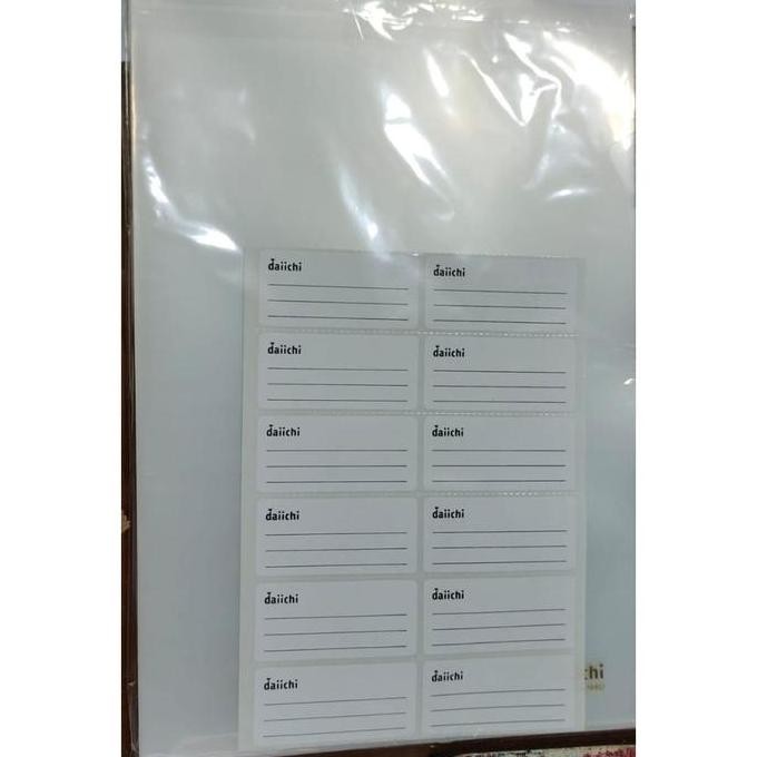 

tyS Clear Sleeve / Map Bening / Map L "DAIICHI" A4 / Folio per lusin