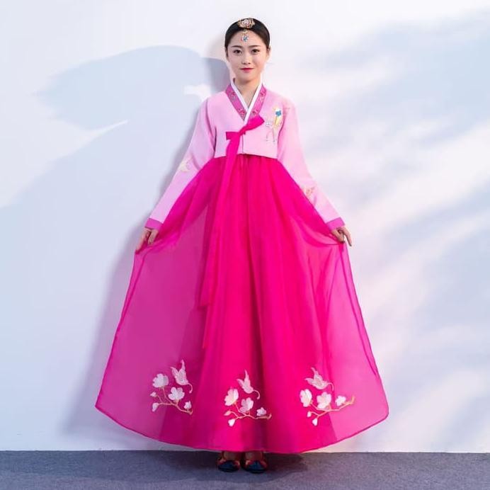 Premium Hanbok Korea Dress Traditional Korea Kostum Korea Selatan Wanita Dewasa High Quality