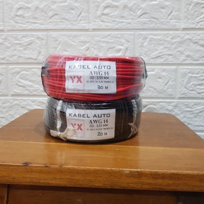 new AWG 14 PVC TINNED CU 30 Meter murah
