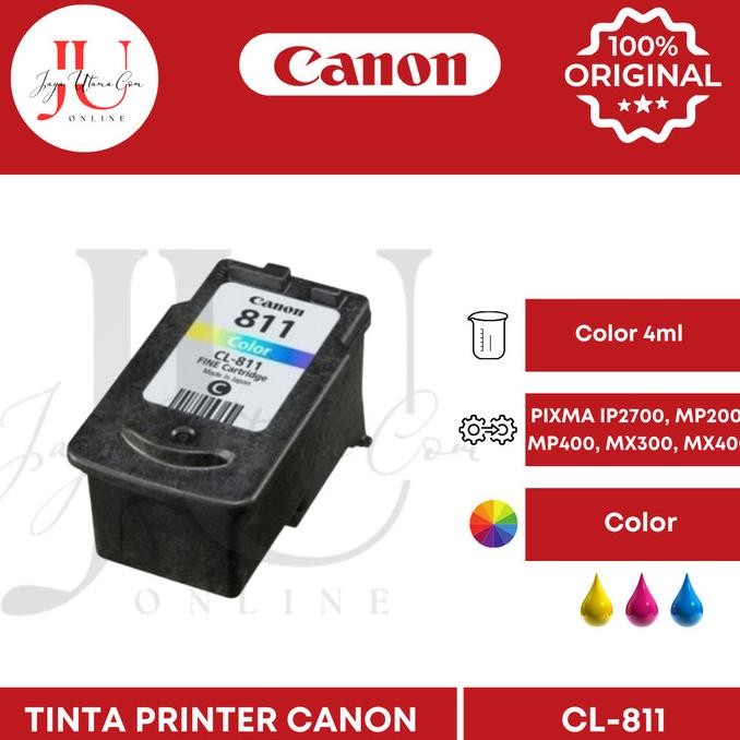 

tyS Tinta Catridge Canon CL-811 Colour Original - Warna