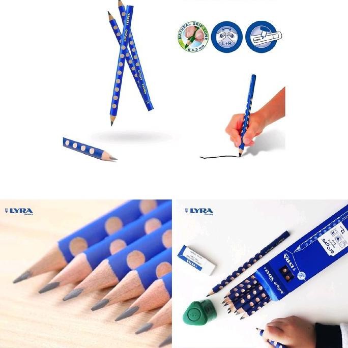 

tyS LYRA GROOVE JUMBO SLIM TRIANGULAR PENCIL PENSIL SEGITIGA BELAJAR MENULIS