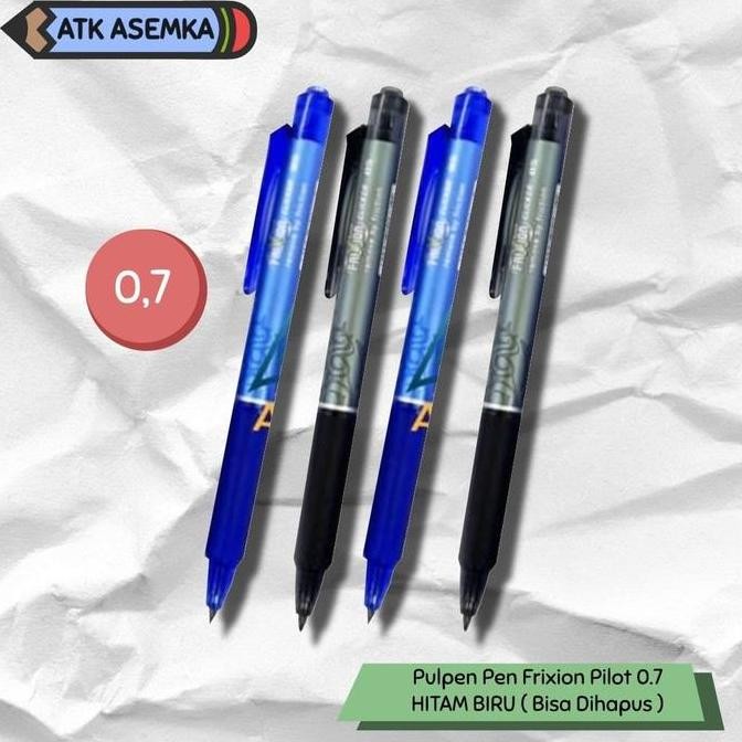 

tyS Pulpen Pen Frixion Pilot 0.7 HITAM BIRU ( Bisa Dihapus )