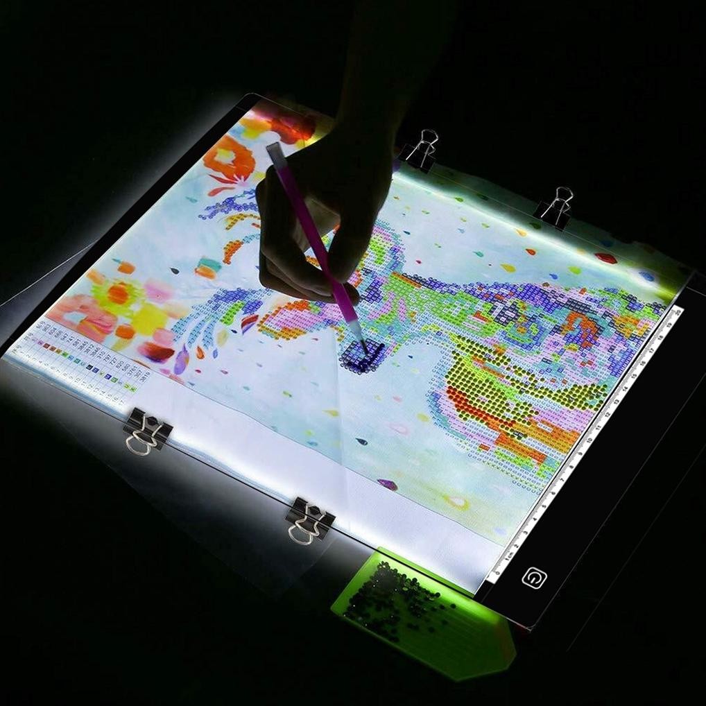 

Premium A4 Led Light Pad / Led Drawing Tracing Board / Copyboard Papan Jiplak Ultra Slim Cahaya Dapat Diatur High Quality