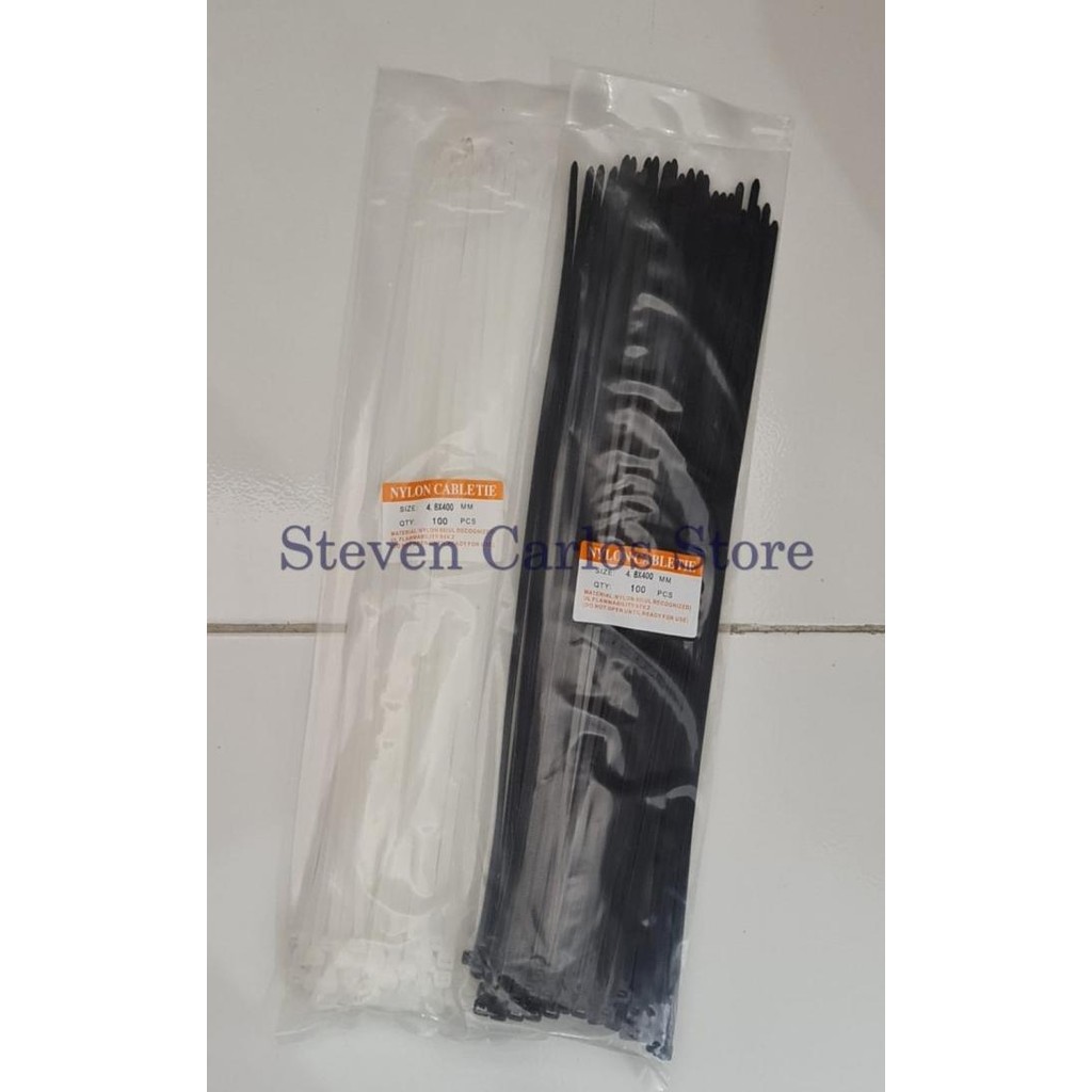 

tyS 4,8x400mm Kabel Ties Kabel Tie Cable Tie Cable Ties Pengikat Kabel.