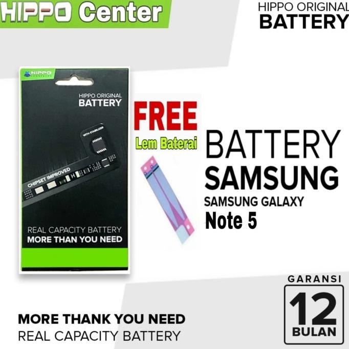 TERLARIS - Baterai Hippo Samsung Galaxy Note 5 note5 3000 MAh - N920