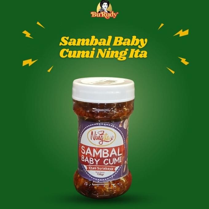 

Sambal Baby Cumi Ning Ita | Sambal Cumi Khas Surabaya 150gr