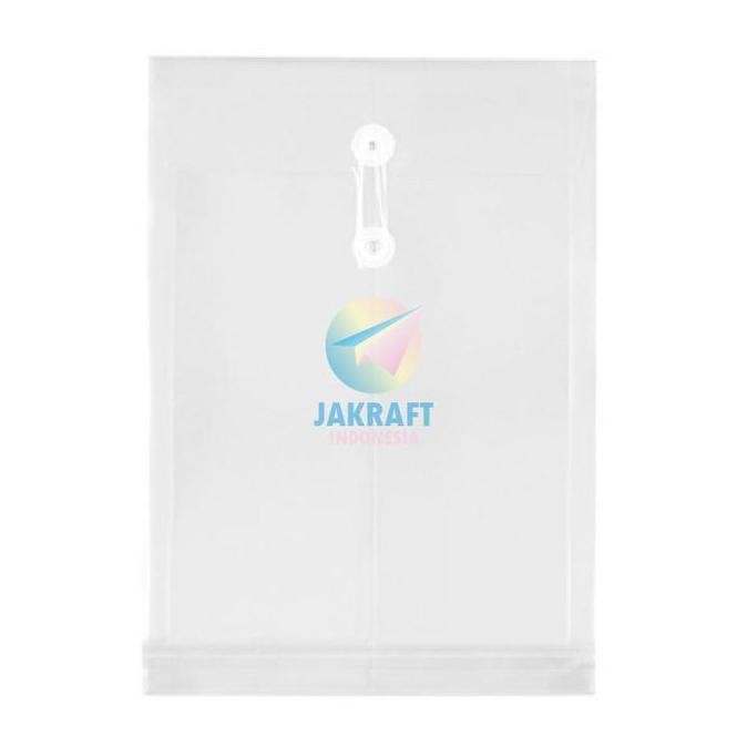 tyS (12 Pcs) Map Amplop Tali Plastik MY FOLDER Pasir 0.10 mm / FOLDER ONE Polos Tebal 0.13 mm FC F4 