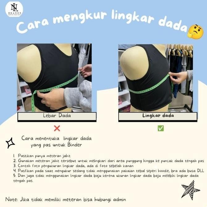 

tyS [ KHUSUS DISKON ] Breast Binder "Unbranded" 2LAYER / Chest Binder / Perata Dada / Binder tomboy [diskon tidak dapat return/refund] Charmking