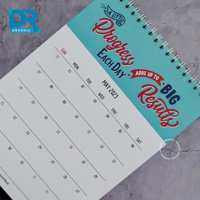 

tyS Kalender Goals 2023 Kalender Meja Desk Calendar Duduk Quotes DrGraph
