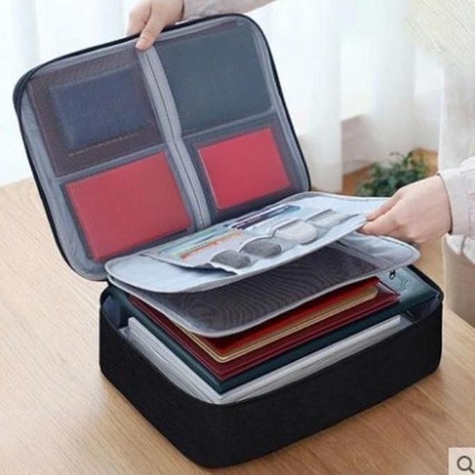 

tyS COD (YBL) Tas Penyimpanan Dokumen 3 Layer Storage Bag Sertifikat File Tempat Dokumen Penting Tas Multifungsi Tali (BELI LOKAL)