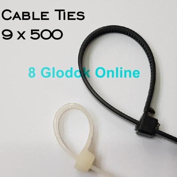 

tyS KABEL TIES 50 CM / 9.0 X 500MM CABLE TIES / CABEL TIS 50 CM NYLON