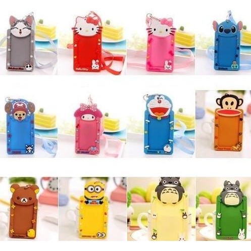 

tyS Tempat Kartu | ID Card | Name Tag Holder Karakter Kartun Lucu