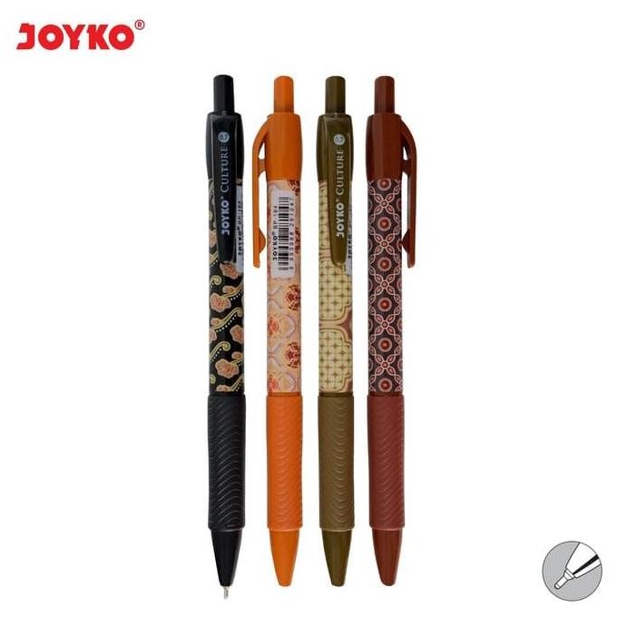

tyS Ball Pen / Pulpen / Pena Joyko BP-184 / Culture / 1 BOX 12 PCS