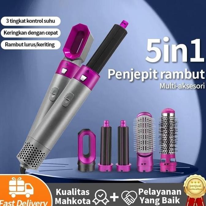 TERMURAH - COD5 in 1 Hair Dryer Professional Perawatan Salon Alat Pengering Rambut Mini Hair Dryer L