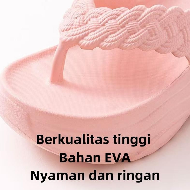 Sandal Wanita Kekinian Import Korea Sandal Jepit Wanita Nyaman Dan Sederhana Sandal