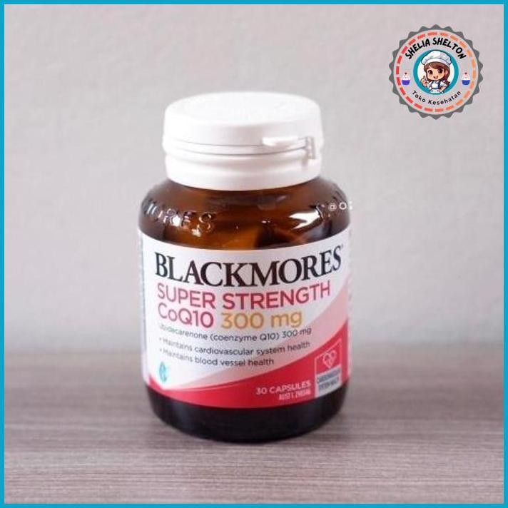 LANGSUNG DI CO BLACKMORES SUPER STRENGTH COQ 10 COQ10 300MG BLACKMORE CO Q Q10 30 CAP