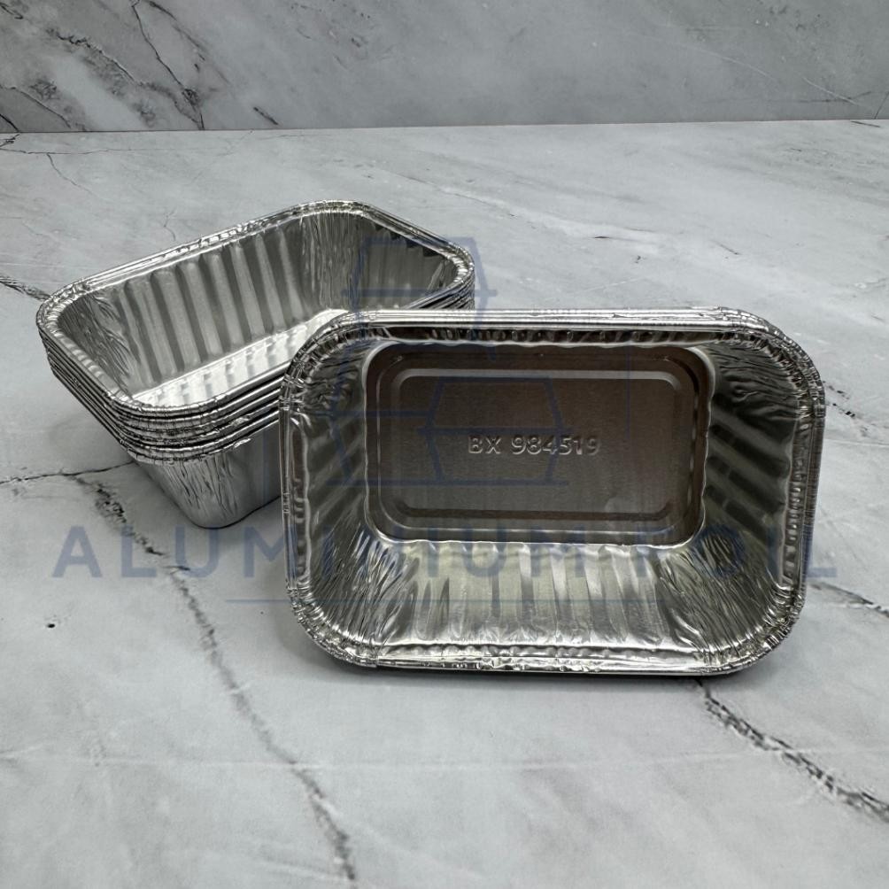 Bisa Cod Aluminium Foil Cup Bx 984519 Ukuran Kecil 140 Ml + Tutup Tray Untuk Wadah Makanan Macaroni 