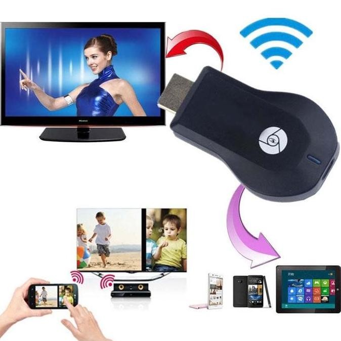 Alat Koneksi Wireless HP & Laptop ke HDMI Smart TV-Smart Wifi Receiver
