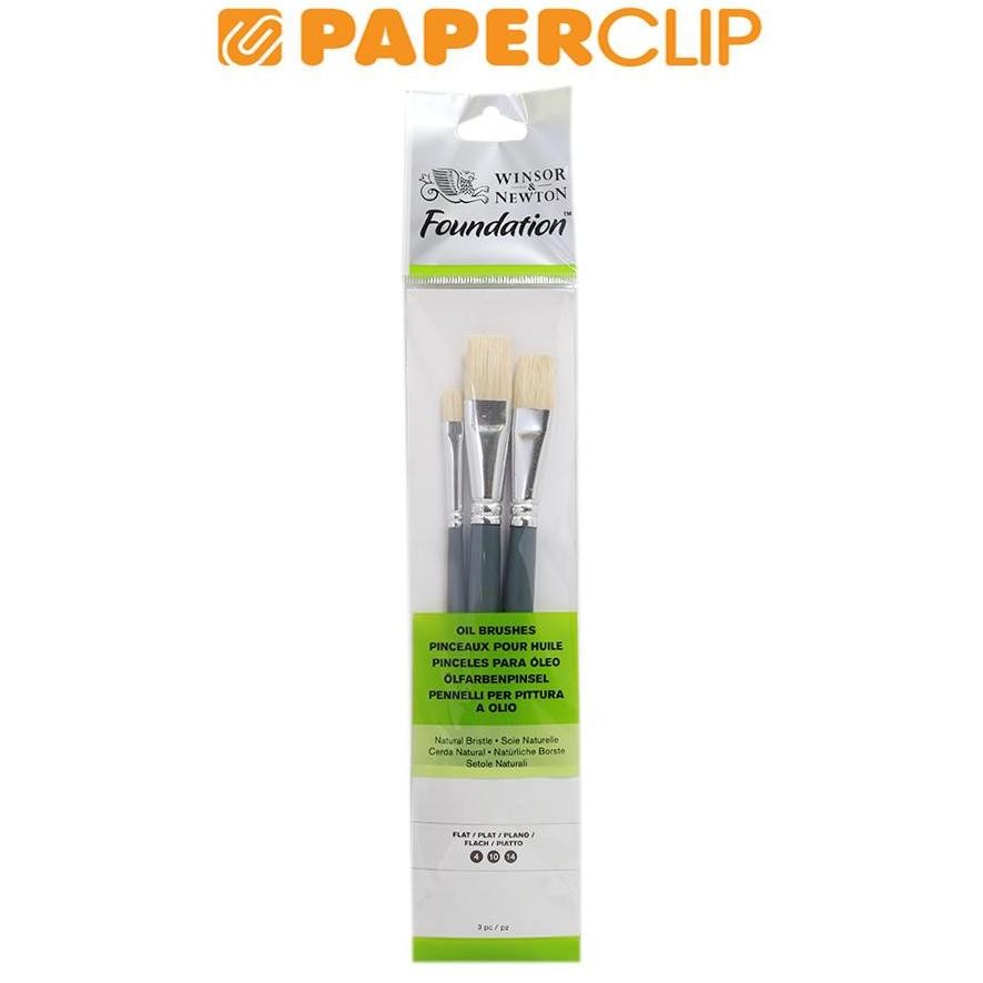 

KUAS LUKIS WINSOR & NEWTON BRUSH FOUNDATION BRISTLE SET 3 5295020 murah