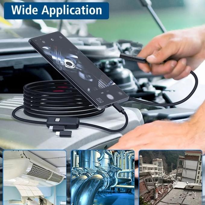 kamera kabel endoscope android PC waterproof industrial USB 3 in 1 micro USB tipe C mini camera endo