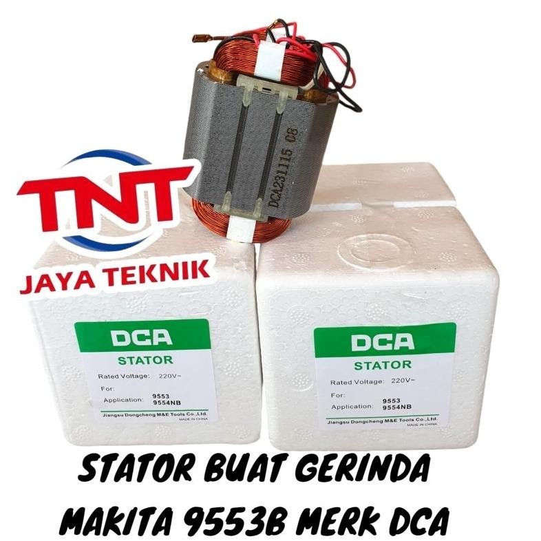 ready  DCA STATOR 9553B / RUMAH ARMATURE GERINDA MAKITA 9553B / STATOR DCA 9553B / STATOR MAKITA 955