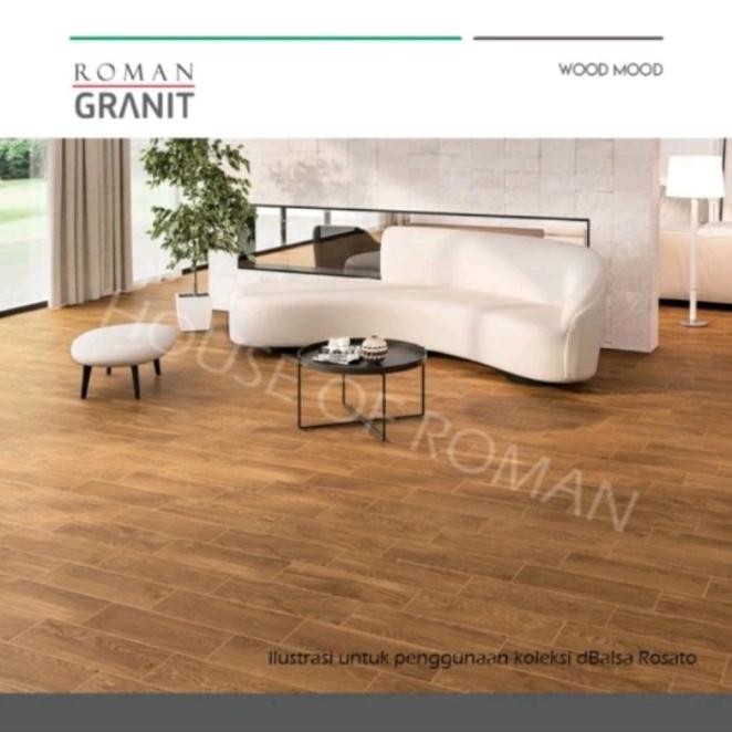 New Granit Roman Motif Kayu 15x60cm/dBalsa Rosato/Keramik Motif Kayu