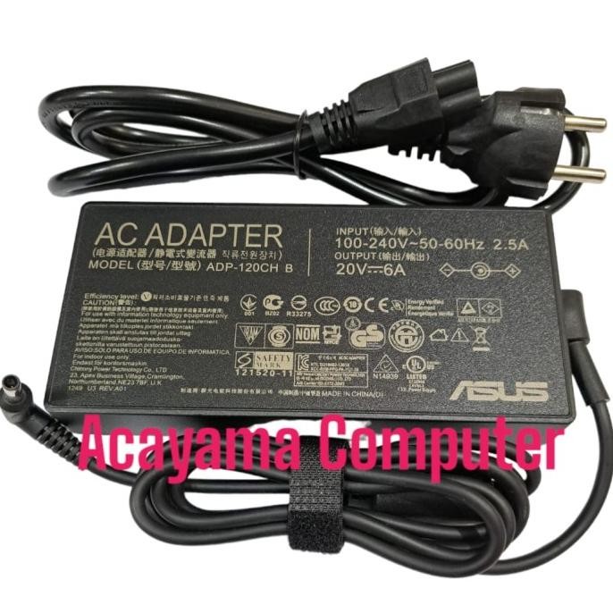 Adaptor Charger Msi Gf63 Thin 11Uc 11Sc 11Ucx-1424Us Ms-16R5 20V 6A New Stok