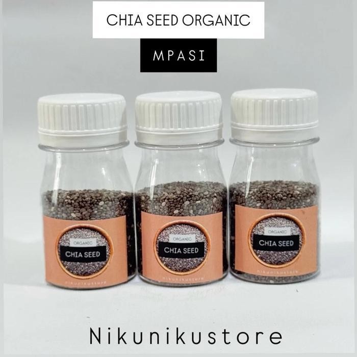 

Chia Seed Organic Tambahan Nutrisi Mpasi 30Gr Non Pengawet Minyak Untuk Minyak Evoo