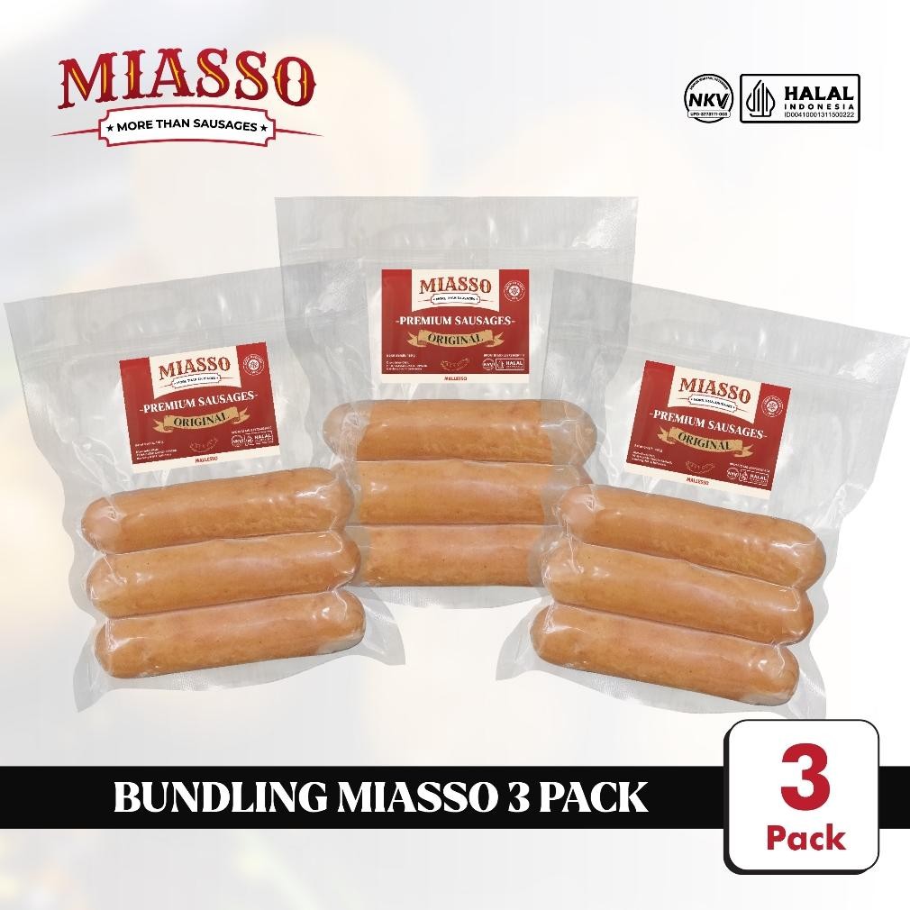 

READY STOK MIASSO BUNDLING PACK - Mix Variant | Premium Sausages Siap kirim
