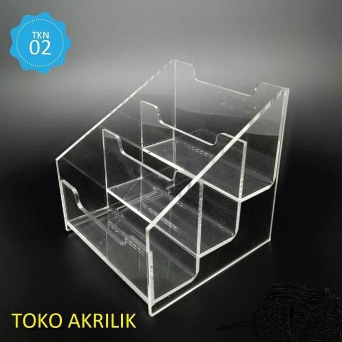 

redi Tempat Kartu Nama Akrilik / Name Card Holder / Display Kartu Nama
