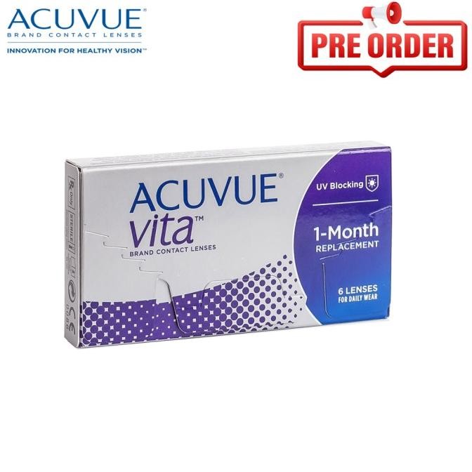 Sale Pre Order Acuvue Vita Monthly Clear/ Soflen Acuvue Bulanan Bening