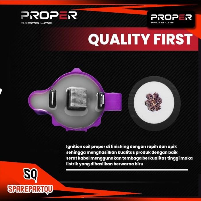 Coil Koil Racing Proper Racing Line Mio Karbu  Mio Sporty Smile Fino Karbu Nouvo Xeon Karbu Ignition