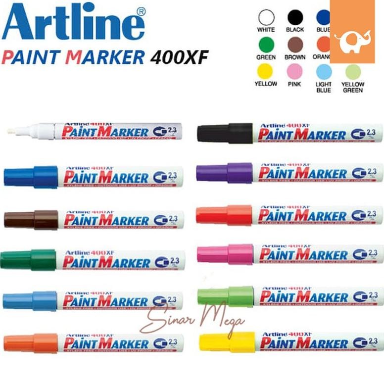 

er-23 QV21 Artline Paint Marker 400XF Spidol Warna Permanen Permanent Berkualitas Murah Termurah
