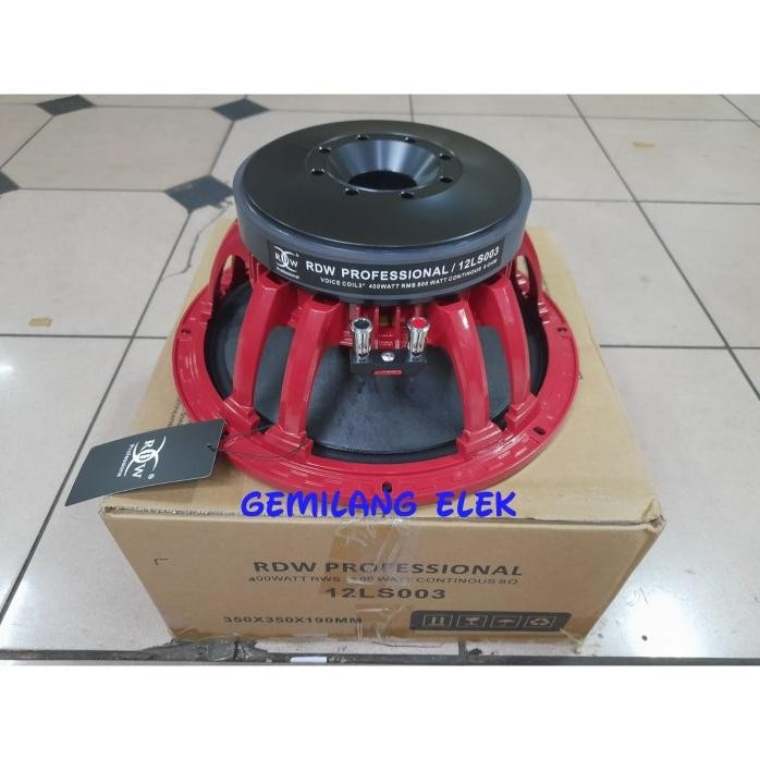 Terlaris Speaker Komponen Rdw 12Ls003 Original 12 Inch