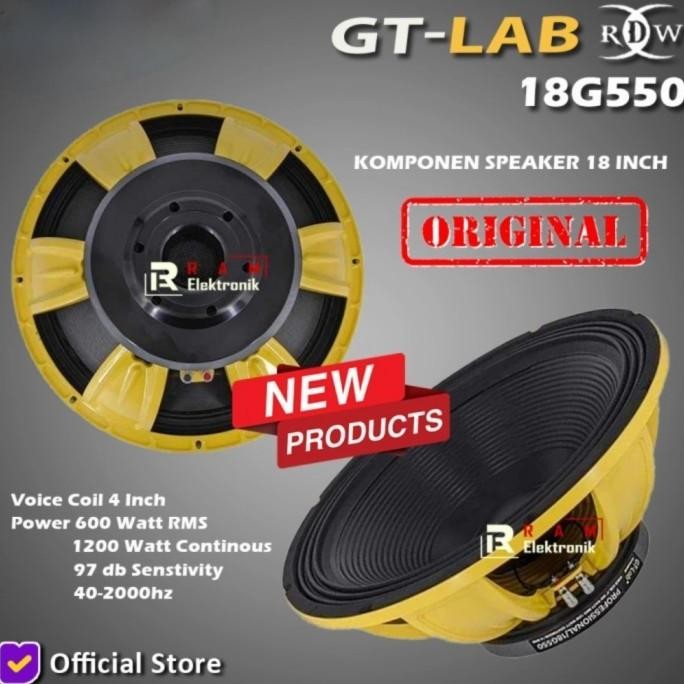 Terlaris Speaker Rdw 18 Inch Voice Coil 4 Inch Original Garansi Resmi