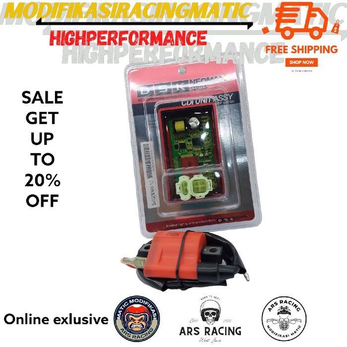 Cdi Dsk Unlimer Koil Coil Racing Dsk Shogun New 110 - Shogun 125 - Shogun Kebo Tenaga Bertambah 20% 