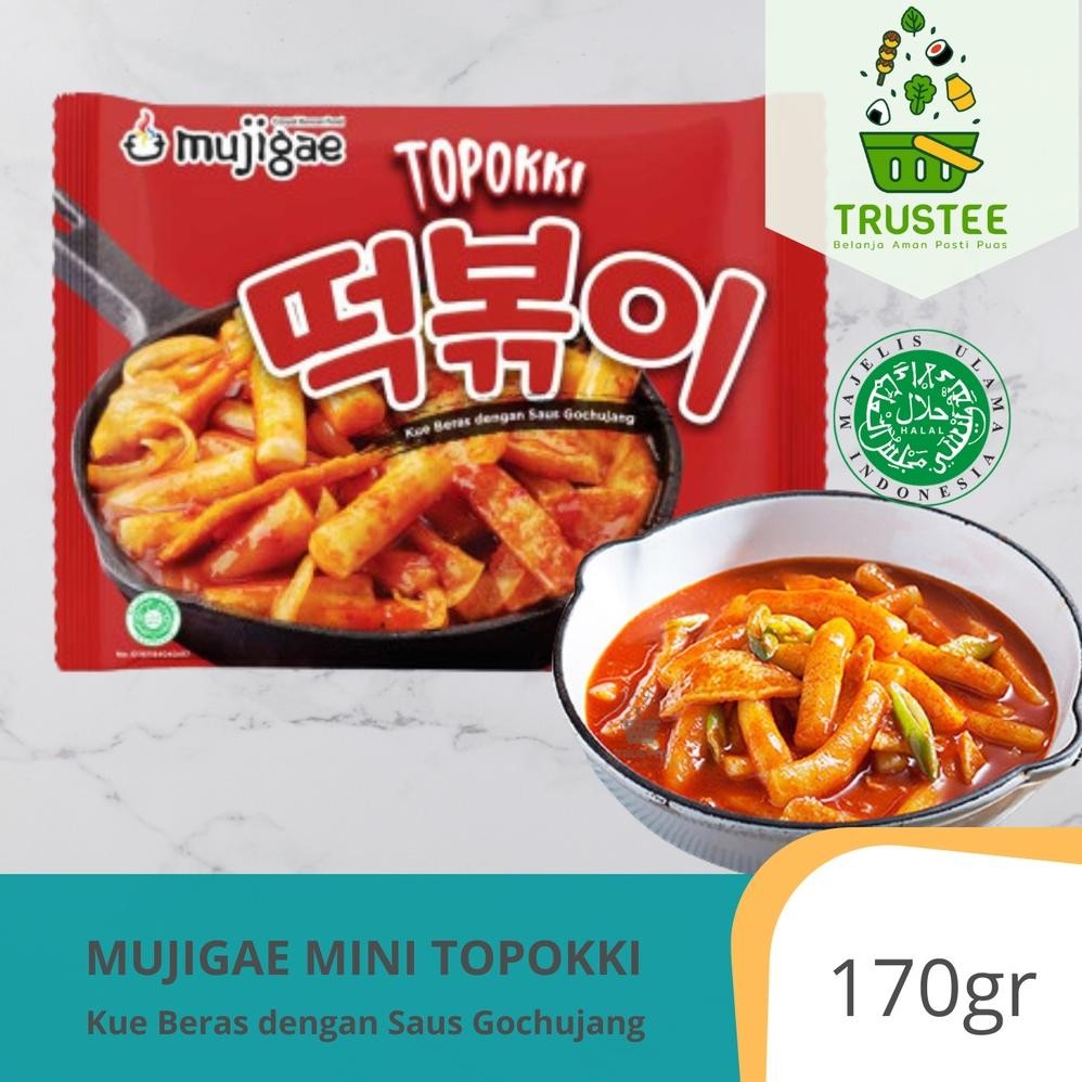 

Promo Hemat! dgf-4 Mujigae Topokki Tteokbokki Kue Beras Saus Gochujang Instan Halal 180gr Terlaris Premium
