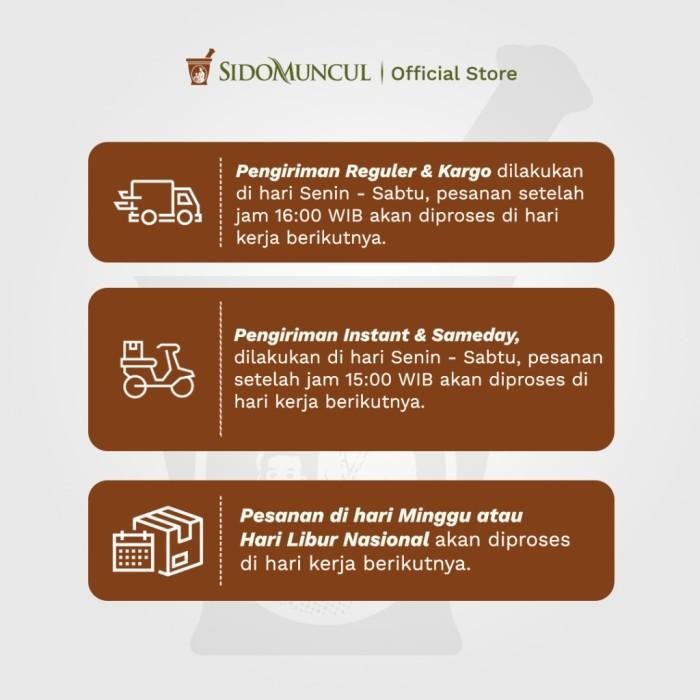 

Sido Muncul Minuman Este Emje Coklat 3X5'S - Menghangatkan Tubuh